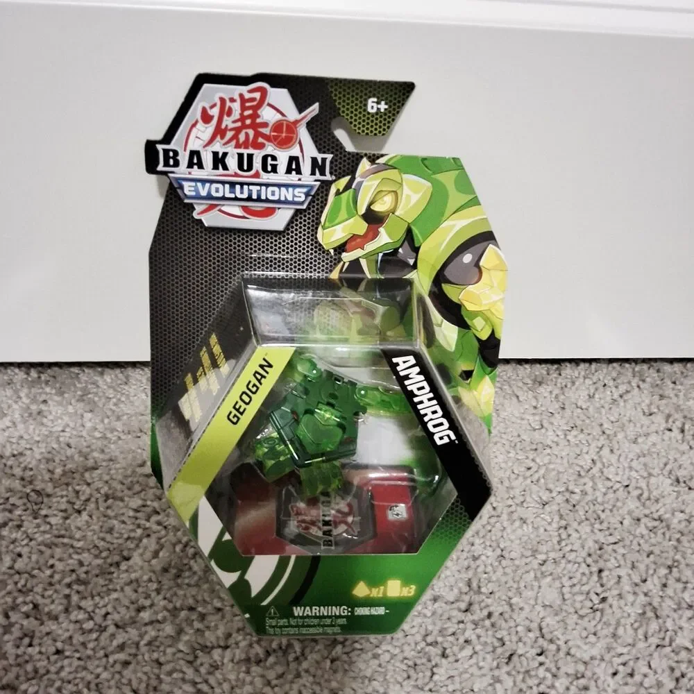 Bakugan Evolutions Geogan Amphrog Action Figure & Collectible Cards Spin Master